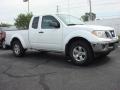 2011 Avalanche White Nissan Frontier SV V6 King Cab 4x4  photo #2