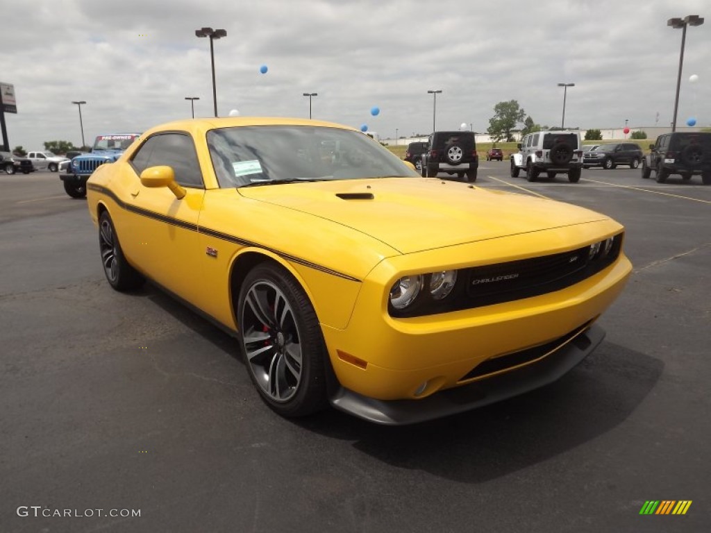 Stinger Yellow 2012 Dodge Challenger SRT8 Yellow Jacket Exterior Photo #64735617