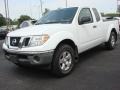 2011 Avalanche White Nissan Frontier SV V6 King Cab 4x4  photo #9