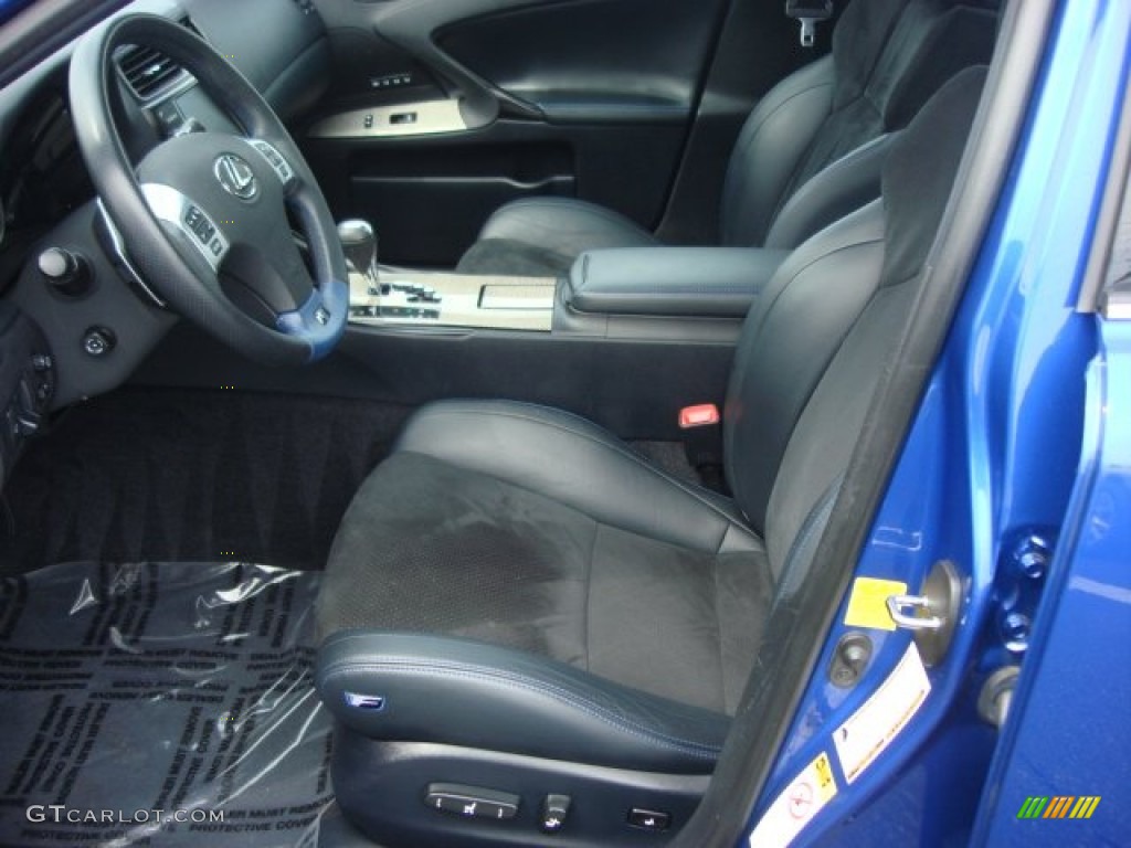 Alpine/Black Interior 2011 Lexus IS F Photo #64735833