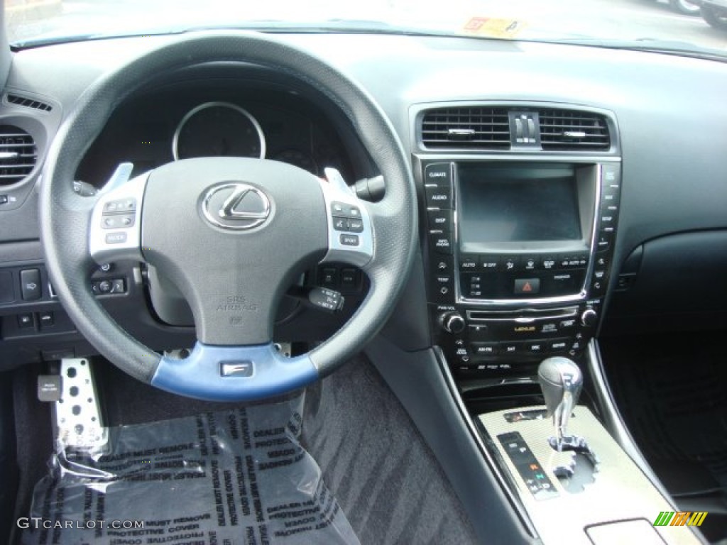 2011 Lexus IS F Alpine/Black Dashboard Photo #64735851