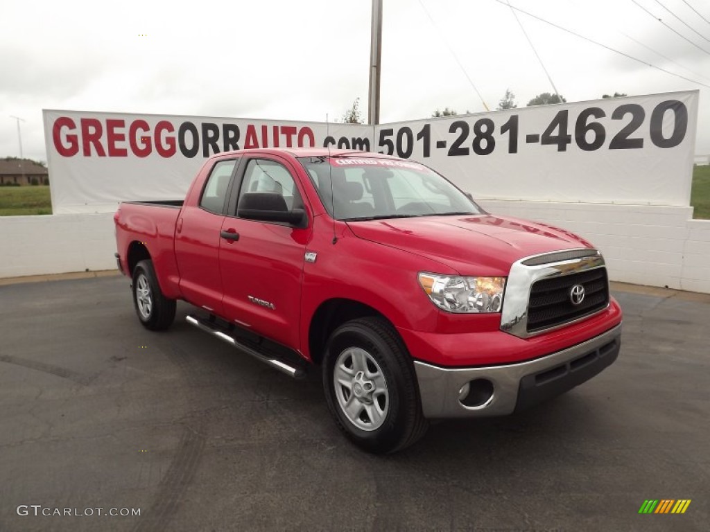 2009 Tundra Double Cab - Radiant Red / Graphite Gray photo #1