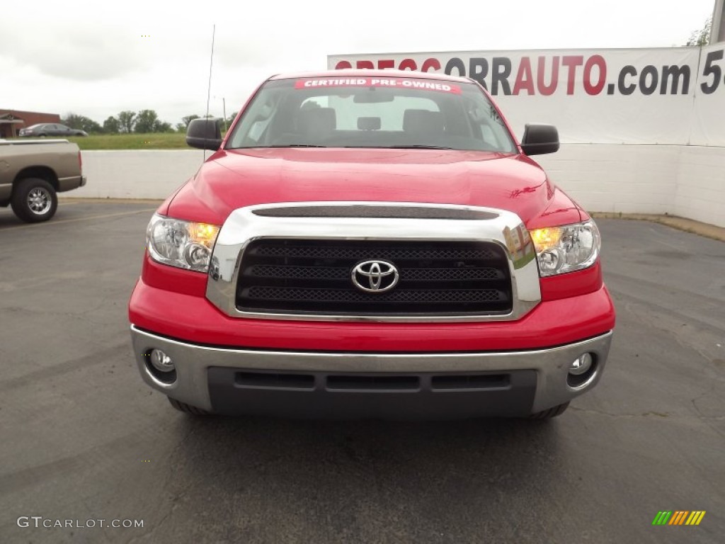 2009 Tundra Double Cab - Radiant Red / Graphite Gray photo #2