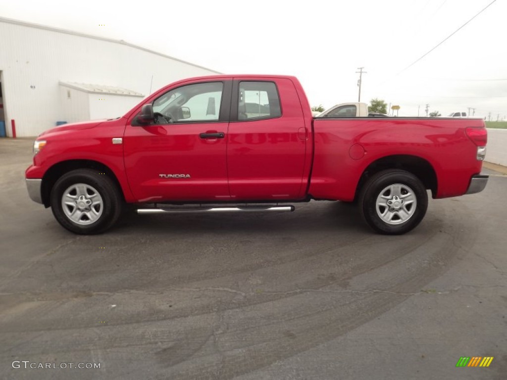 2009 Tundra Double Cab - Radiant Red / Graphite Gray photo #4