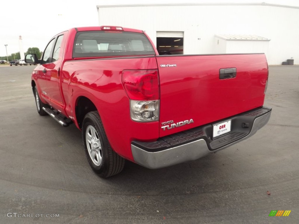 2009 Tundra Double Cab - Radiant Red / Graphite Gray photo #5