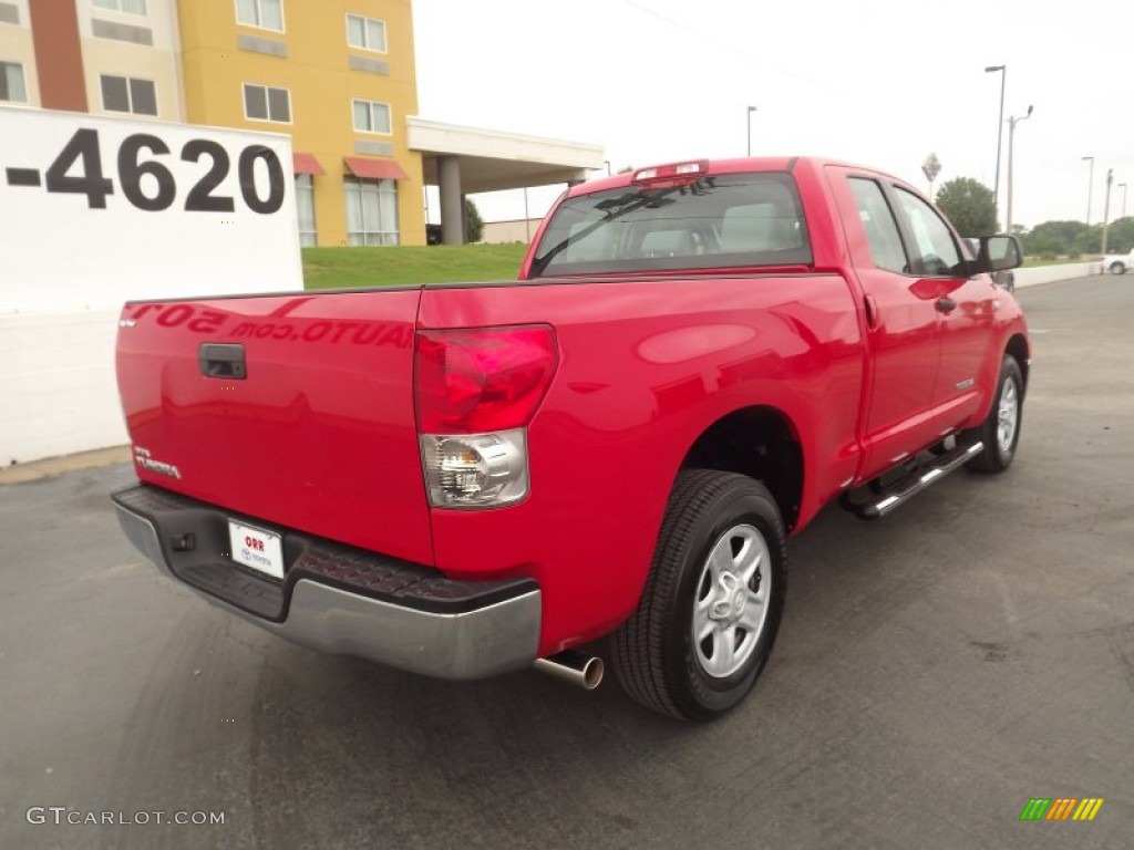 2009 Tundra Double Cab - Radiant Red / Graphite Gray photo #7