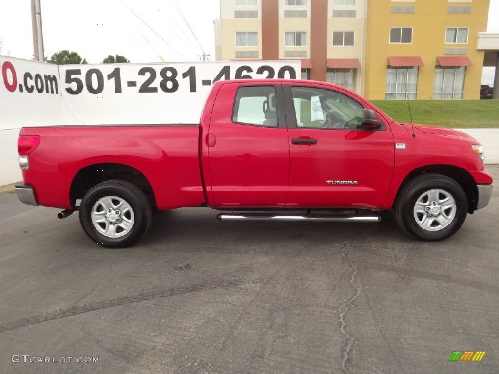 2009 Tundra Double Cab - Radiant Red / Graphite Gray photo #8