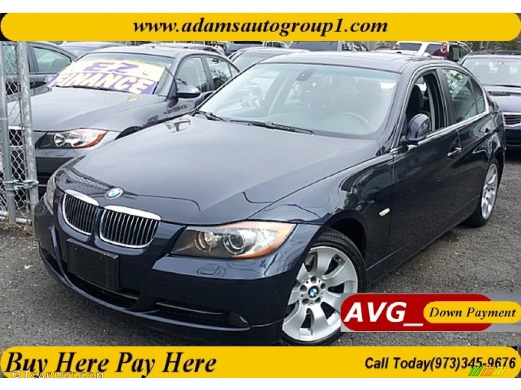 2006 3 Series 330xi Sedan - Monaco Blue Metallic / Black photo #1