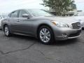 2011 Platinum Graphite Infiniti M 37 Sedan  photo #2