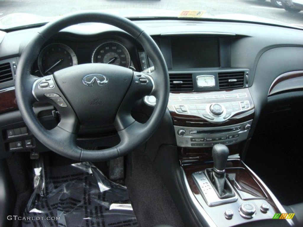 2011 Infiniti M 37 Sedan Graphite Dashboard Photo #64736880