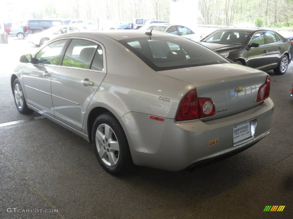 2008 Malibu LS Sedan - Silverstone Metallic / Titanium Gray photo #4