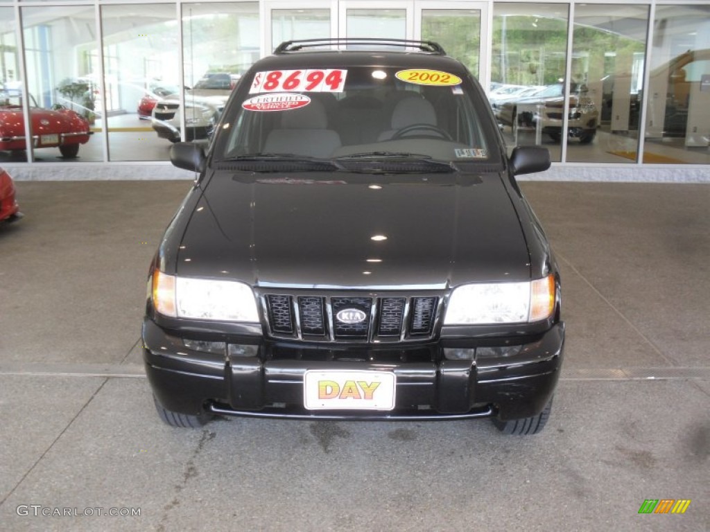 2002 Sportage 4x4 - Black / Gray photo #2