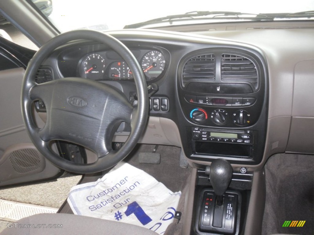 2002 Sportage 4x4 - Black / Gray photo #11