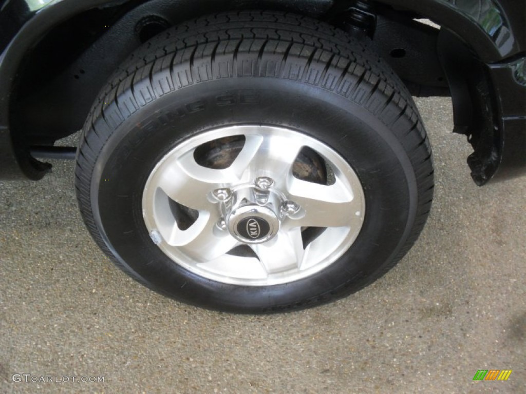 2002 Sportage 4x4 - Black / Gray photo #16
