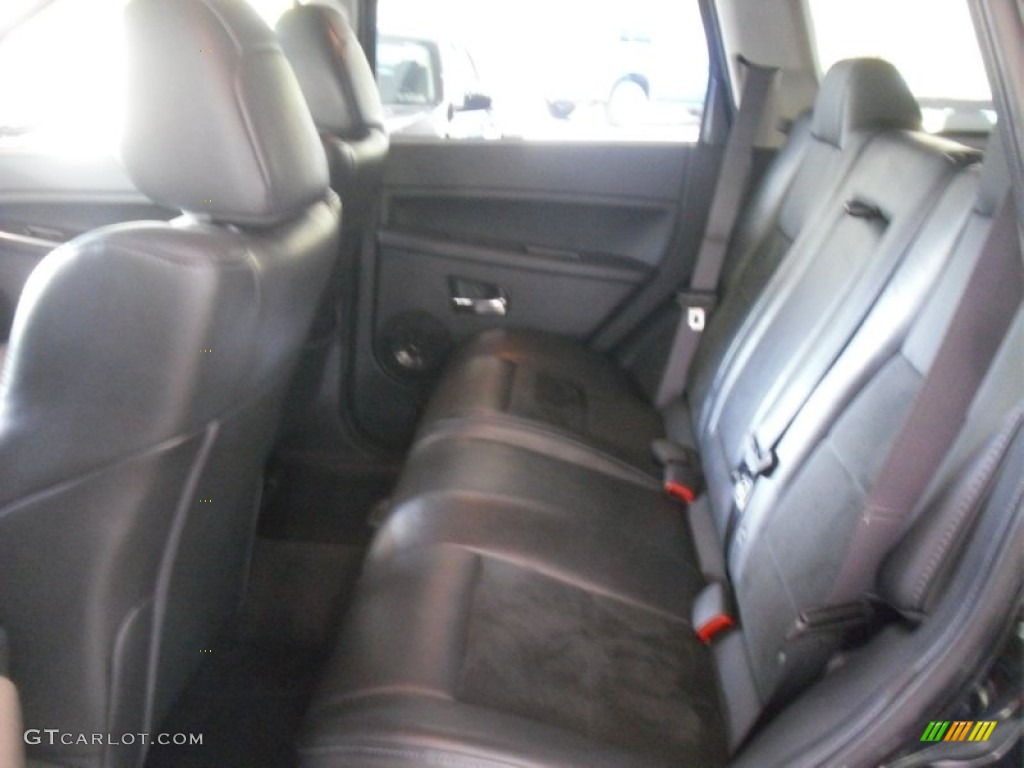 Dark Slate Gray Royale Leather Interior 2009 Jeep Grand Cherokee SRT-8 4x4 Photo #64737415