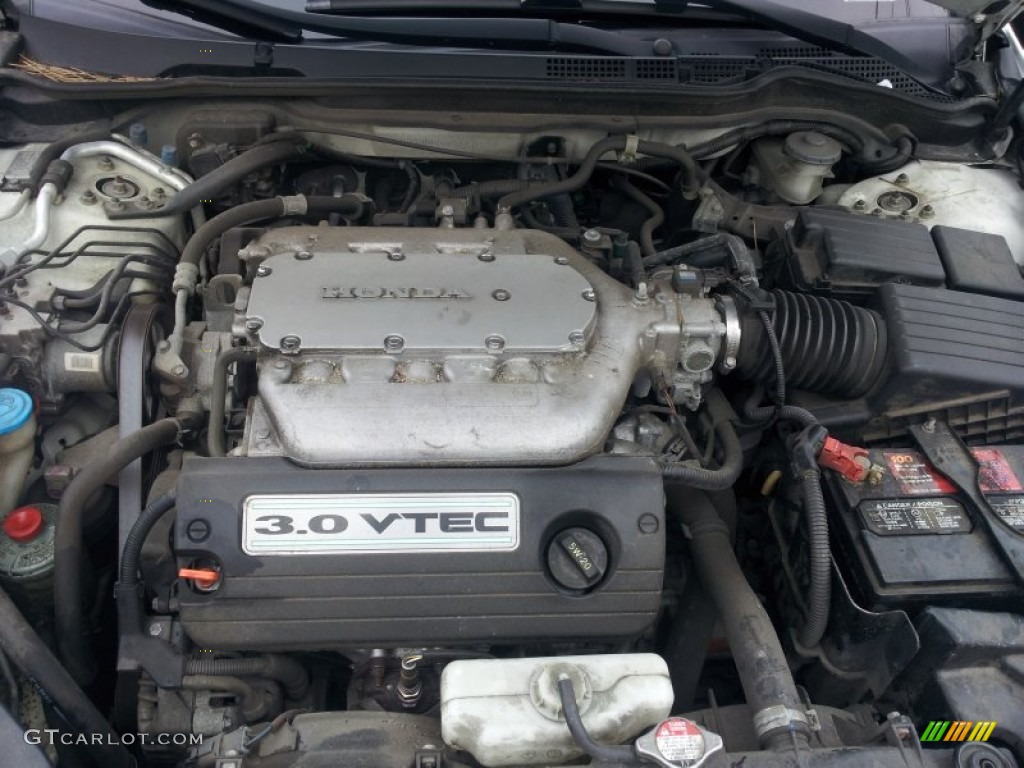 2003 Accord EX V6 Sedan - Taffeta White / Ivory photo #19