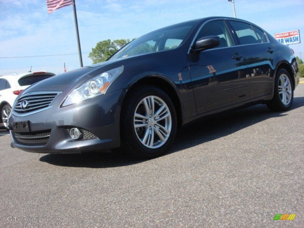 2010 G 37 x AWD Sedan - Blue Slate / Graphite photo #7