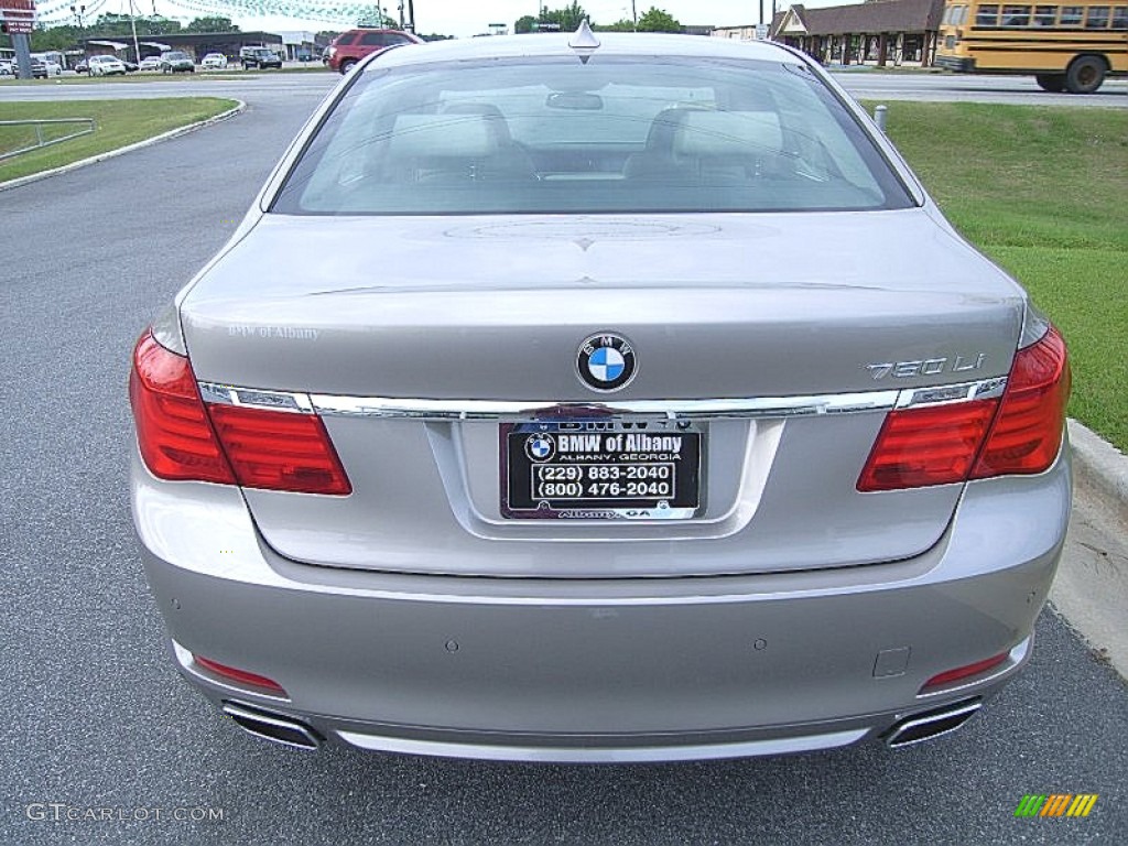 2012 7 Series 750Li Sedan - Cashmere Silver Metallic / Oyster/Black photo #5