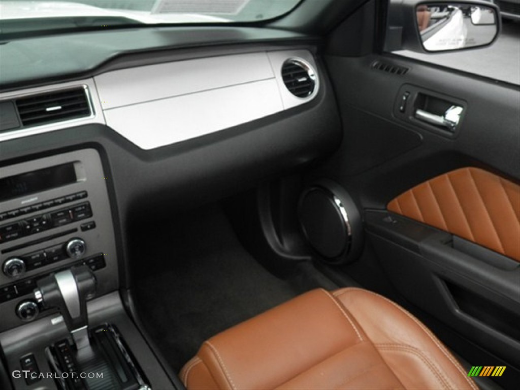 2011 Mustang V6 Premium Convertible - Performance White / Saddle photo #26