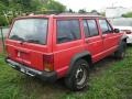 1994 Flame Red Jeep Cherokee SE  photo #2