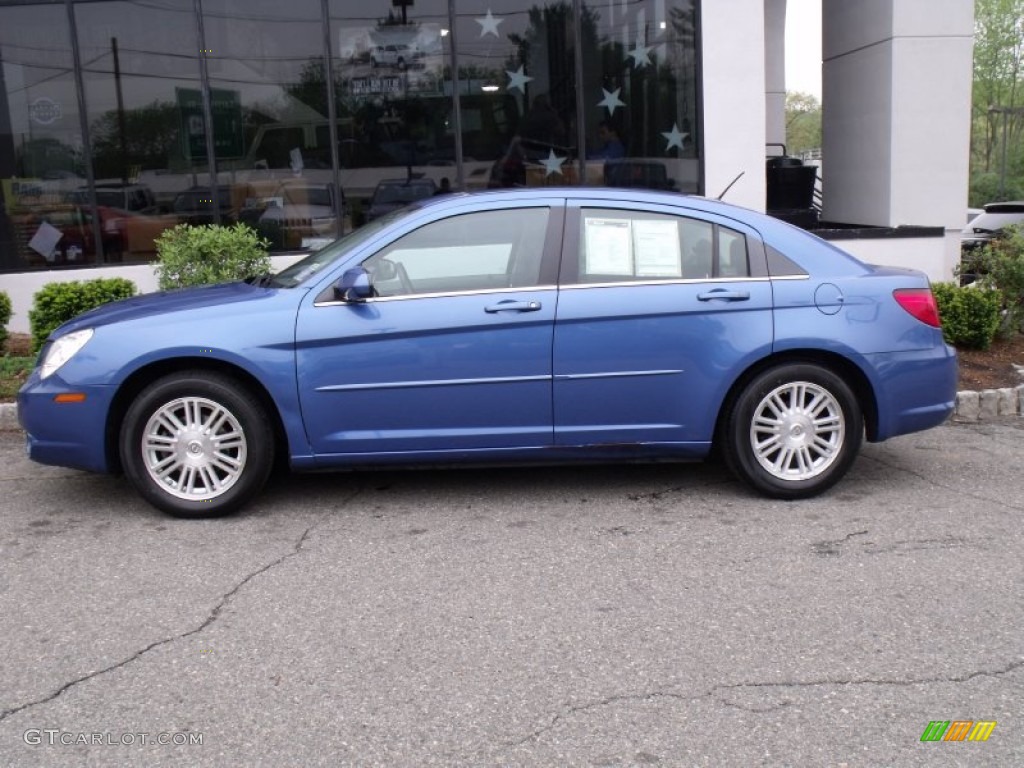 Marathon Blue Pearl 2007 Chrysler Sebring Touring Sedan Exterior Photo #64739148