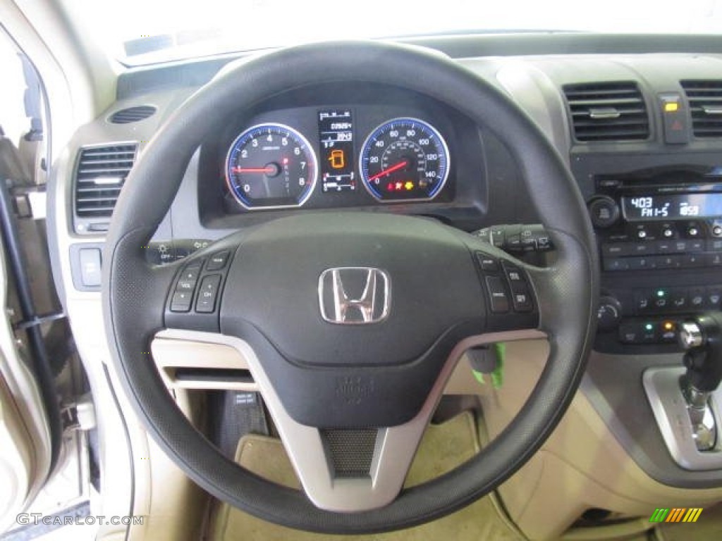 2009 CR-V EX 4WD - Borrego Beige Metallic / Ivory photo #10