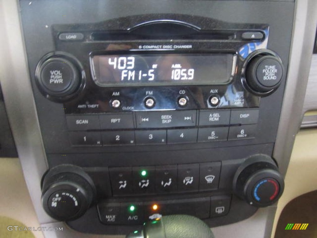 2009 CR-V EX 4WD - Borrego Beige Metallic / Ivory photo #11