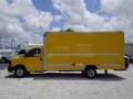 2008 Yellow GMC Savana Cutaway 3500 Commercial Moving Truck  photo #6
