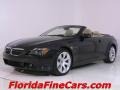 Jet Black - 6 Series 645i Convertible Photo No. 1