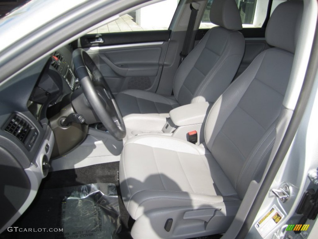 2009 Jetta SE Sedan - Reflex Silver Metallic / Art Grey photo #9