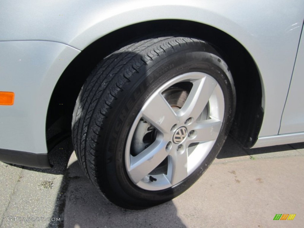2009 Jetta SE Sedan - Reflex Silver Metallic / Art Grey photo #13