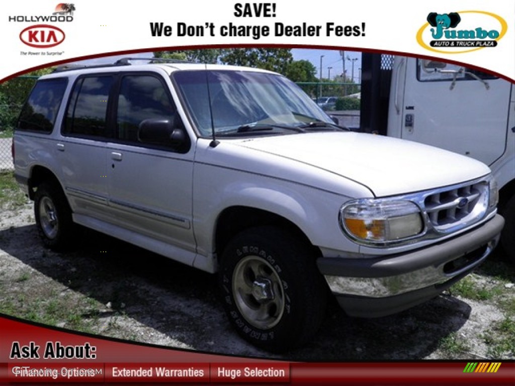 Oxford White Ford Explorer