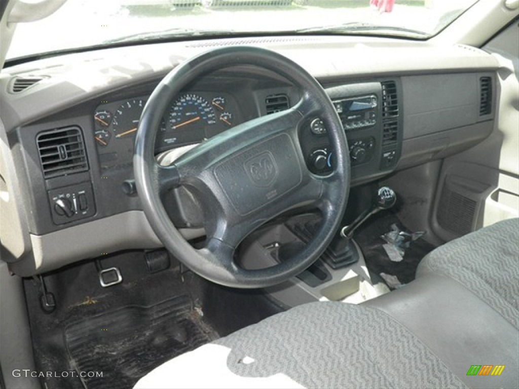 2002 Dodge Dakota Sport Regular Cab Dark Slate Gray Dashboard Photo #64741707