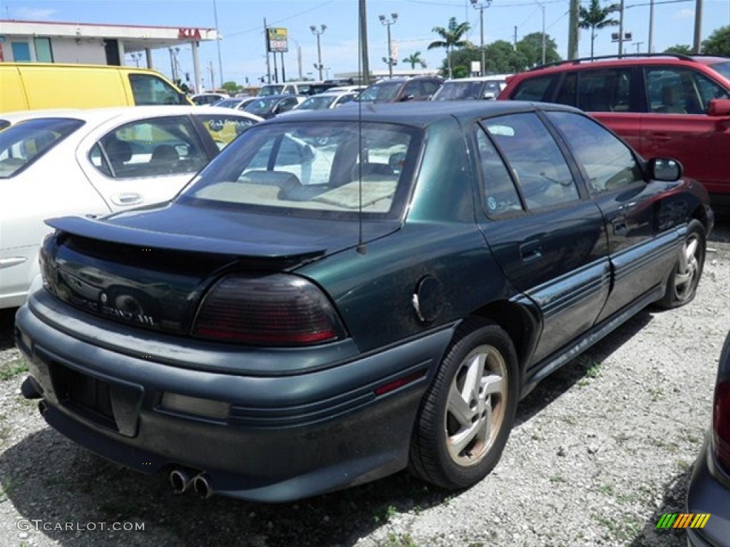 1995 Grand Am GT - Dark Green Metallic / Grey photo #3