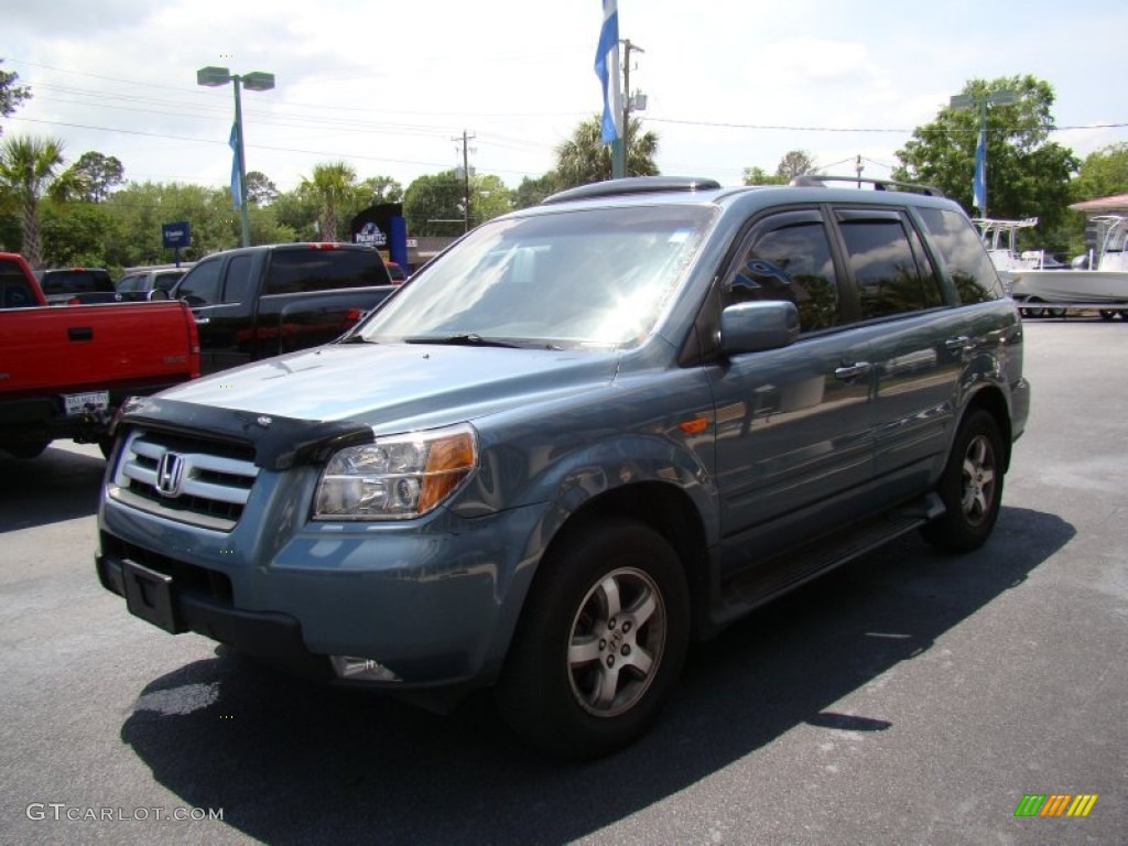 2008 Pilot Special Edition - Steel Blue Metallic / Gray photo #4