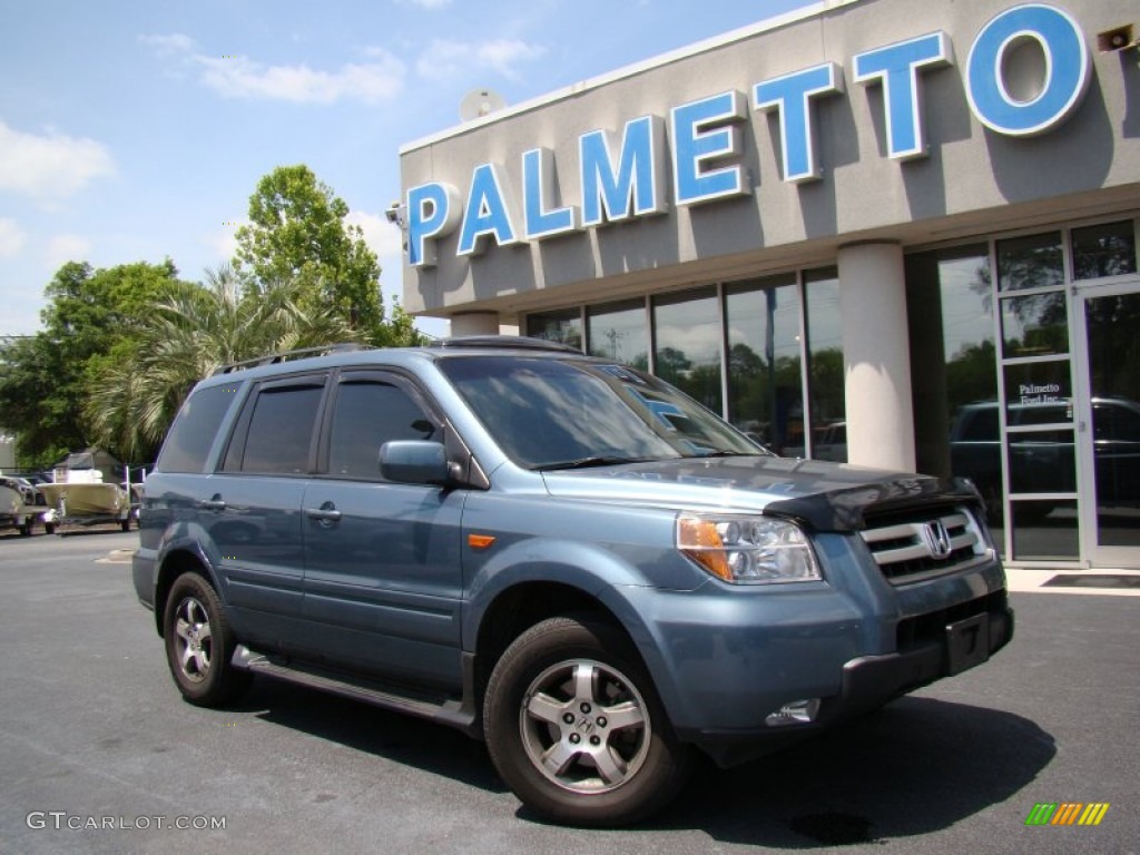 2008 Pilot Special Edition - Steel Blue Metallic / Gray photo #30