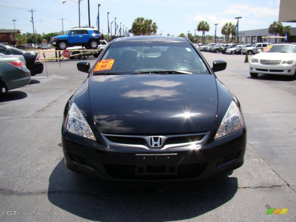 2007 Accord EX Coupe - Nighthawk Black Pearl / Black photo #3