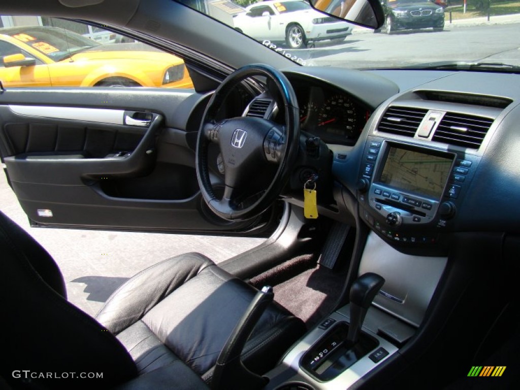 2007 Accord EX Coupe - Nighthawk Black Pearl / Black photo #13