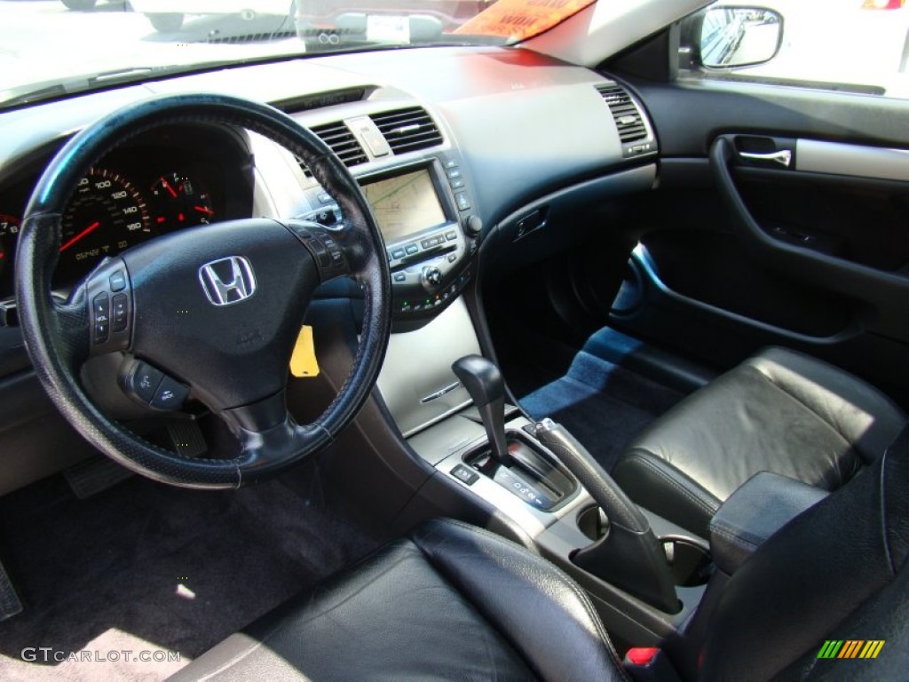 2007 Accord EX Coupe - Nighthawk Black Pearl / Black photo #14