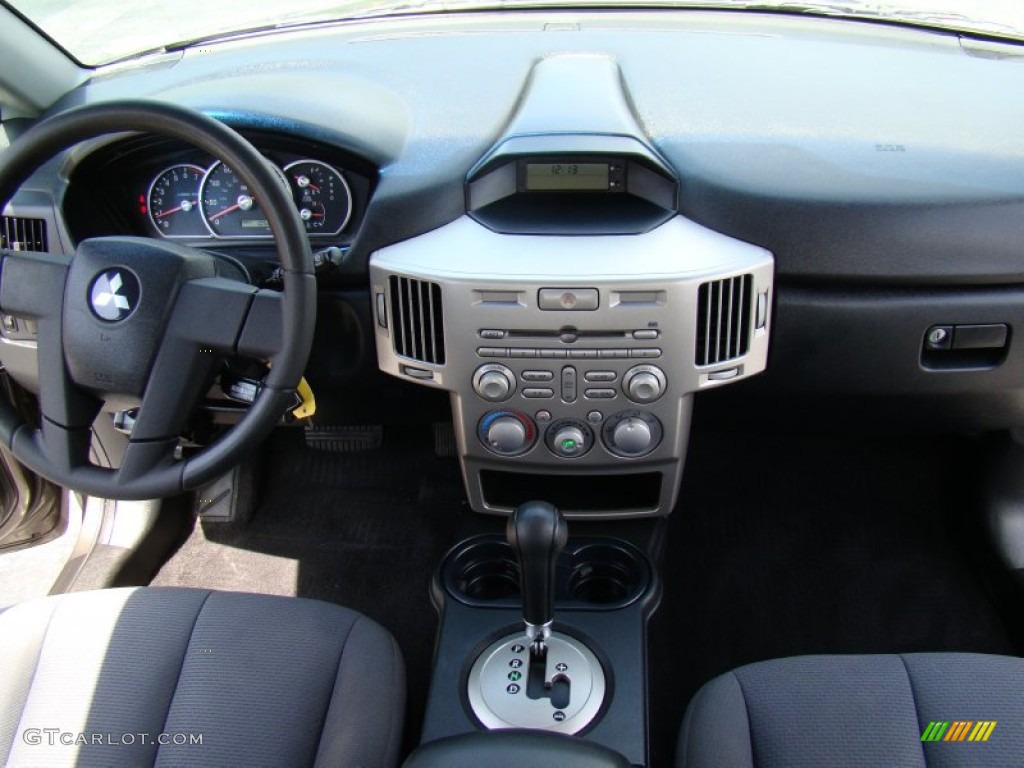 2004 Mitsubishi Endeavor LS Charcoal Gray Dashboard Photo #64743219