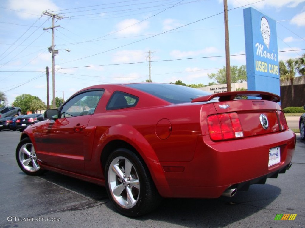 2008 Mustang GT/CS California Special Coupe - Torch Red / Charcoal Black/Dove photo #30