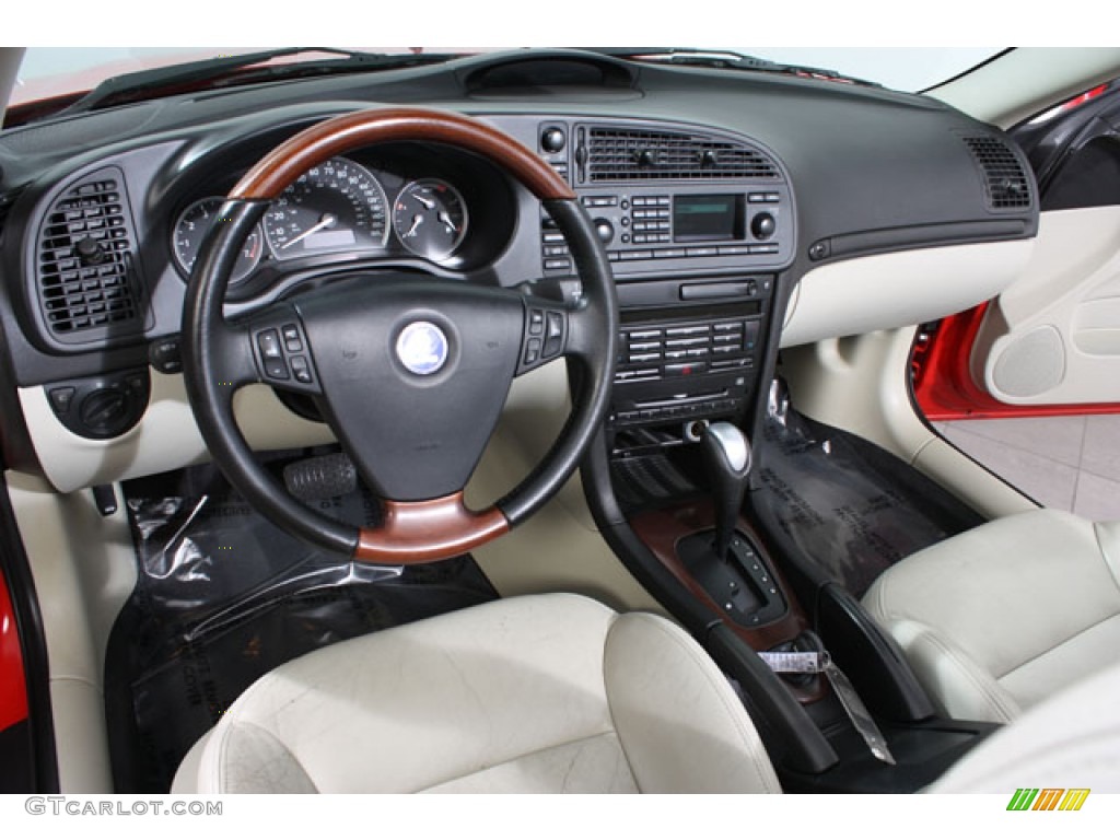 Slate Gray Interior 2005 Saab 9-3 Arc Convertible Photo #64743655