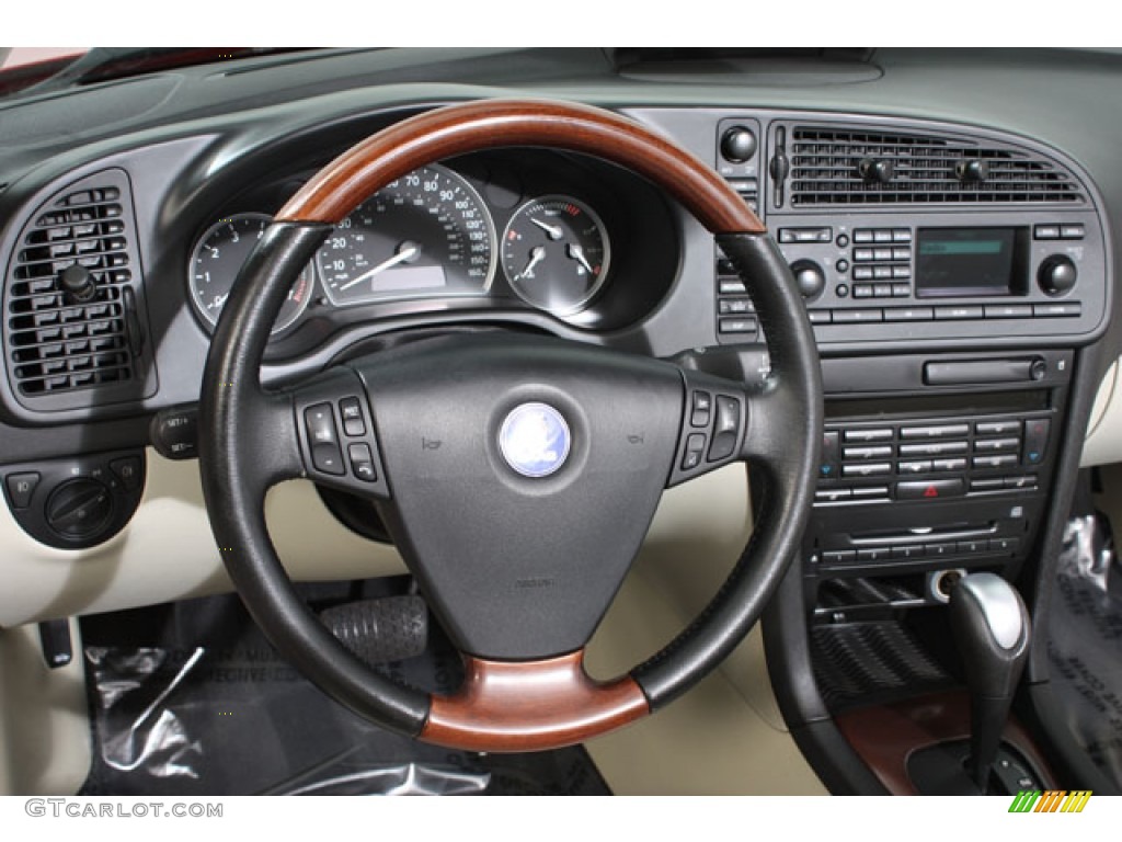 2005 Saab 9-3 Arc Convertible Slate Gray Dashboard Photo #64743664