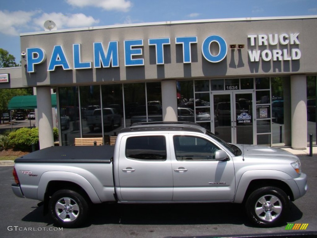 2007 Tacoma V6 PreRunner TRD Sport Double Cab - Silver Streak Mica / Graphite Gray photo #1