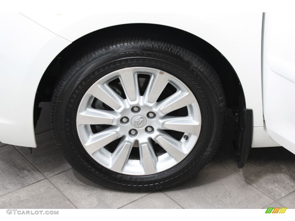 2011 Sienna Limited AWD - Super White / Bisque photo #27