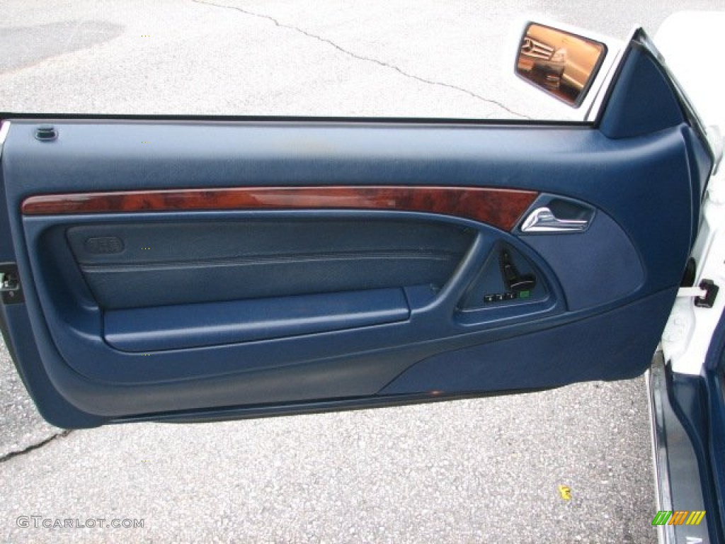 1997 Mercedes-Benz SL 500 Roadster Blue Door Panel Photo #64745109