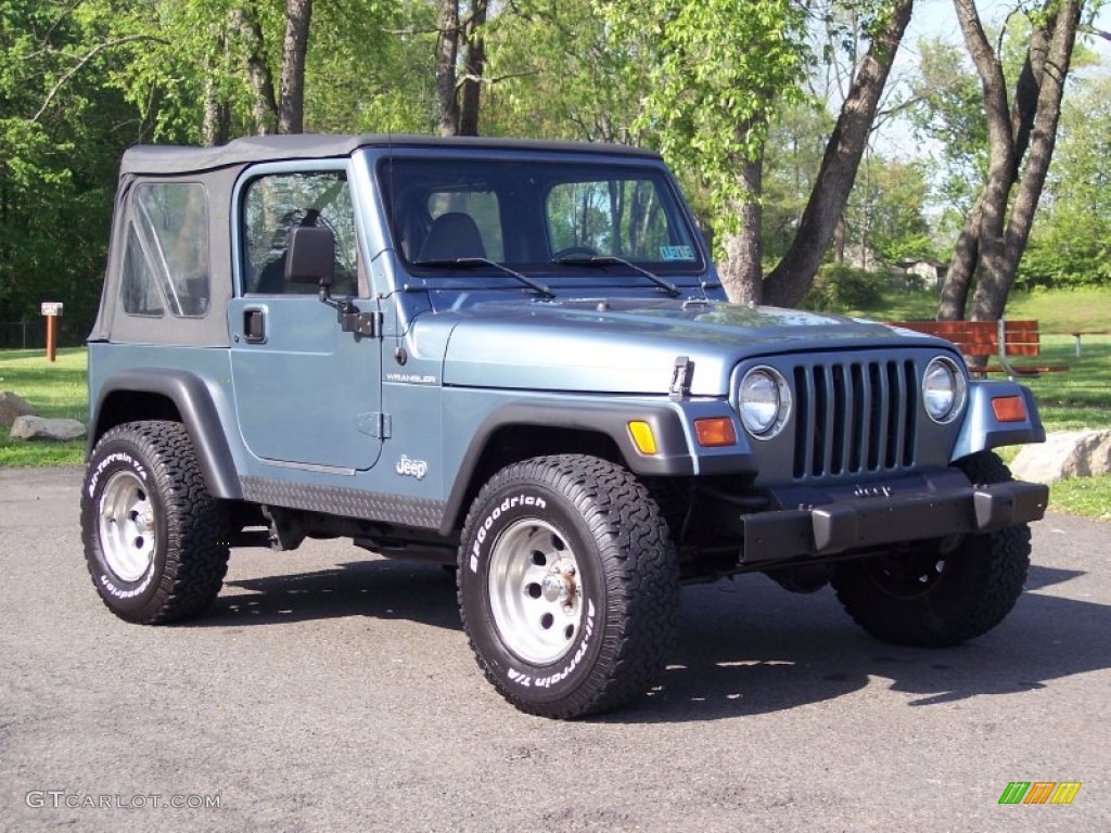 1998 Wrangler SE 4x4 - Gun Metal Pearl / Gray photo #1