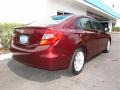 2012 Crimson Pearl Honda Civic EX-L Sedan  photo #3