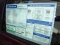 2012 Honda Civic EX-L Sedan Window Sticker