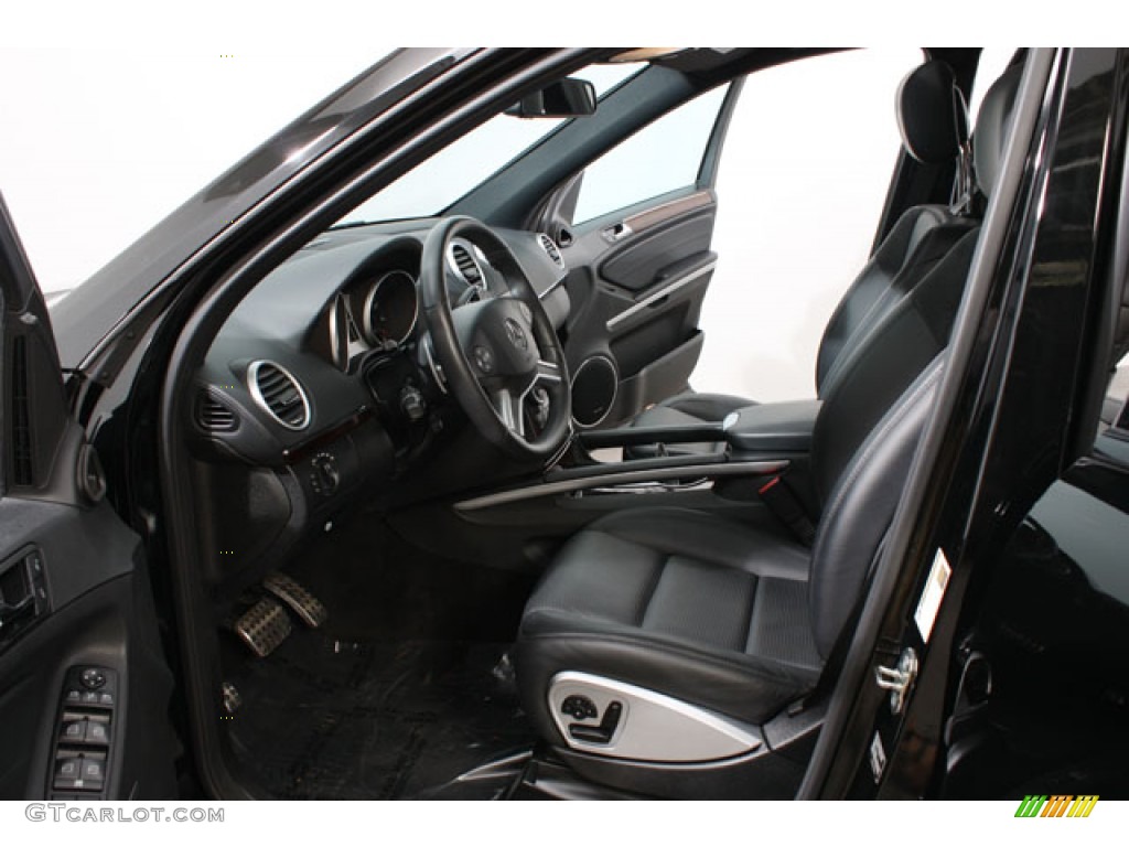 Black Interior 2010 Mercedes-Benz ML 63 AMG 4Matic Photo #64746807